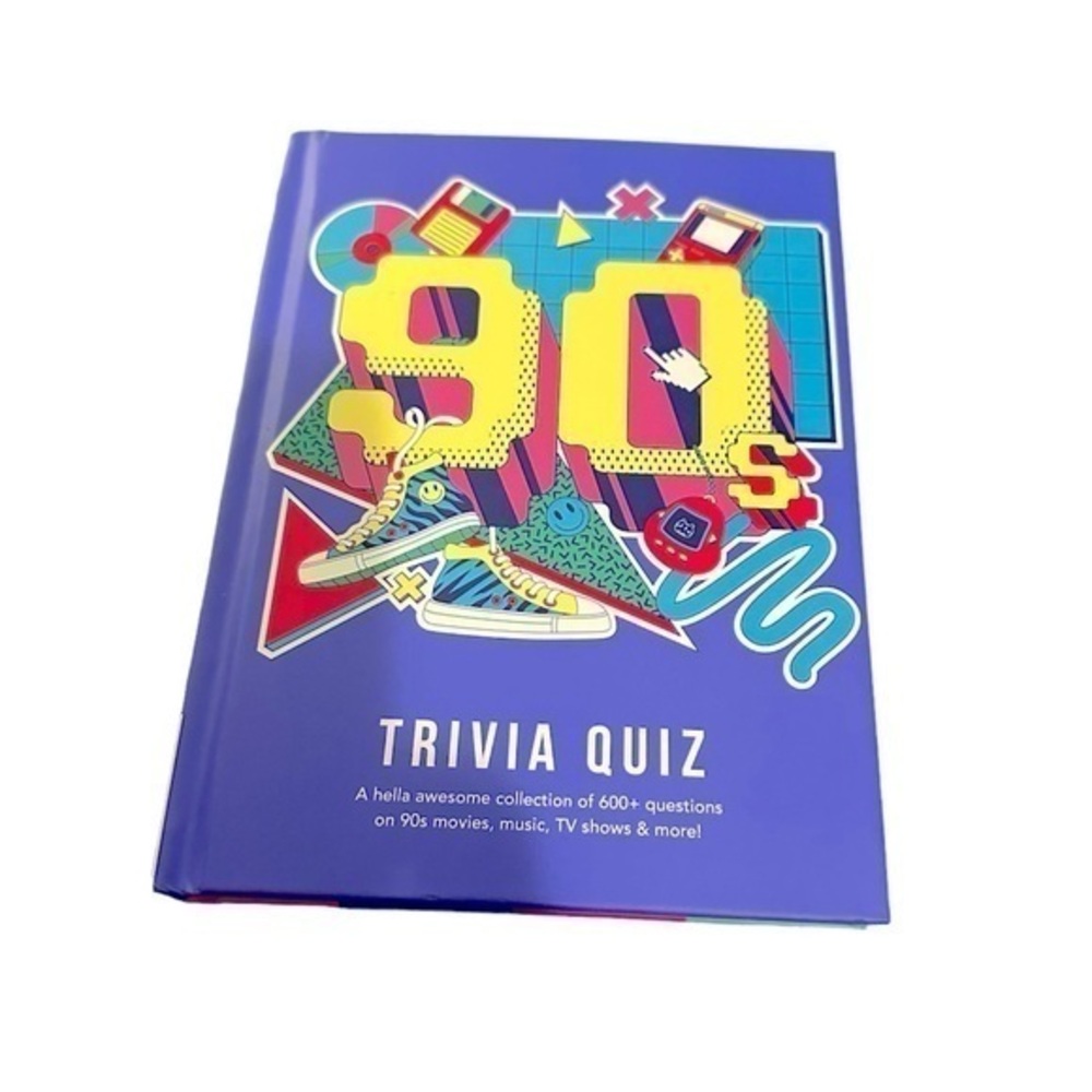 90”s Trivia Hardcover Book
